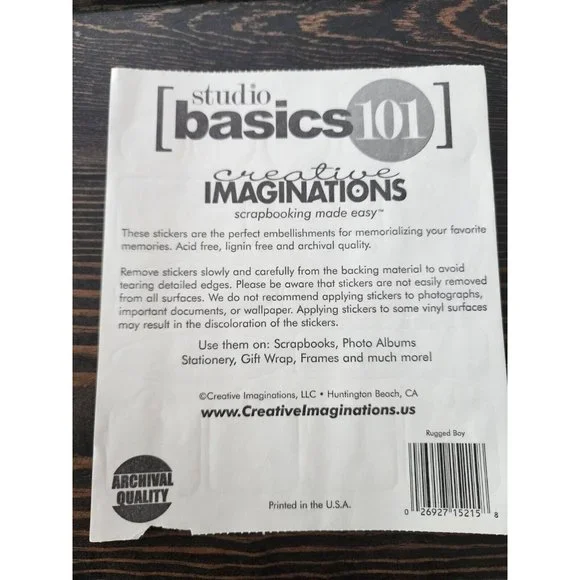 LOT Scrapbooking Stickers - Boys Blue Space Hero Men Man - NEW & Retired #10 - Picture 12 of 13